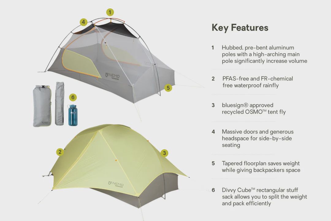 Nemo Mayfly OSMO 2P Lightweight Backpacking Tent