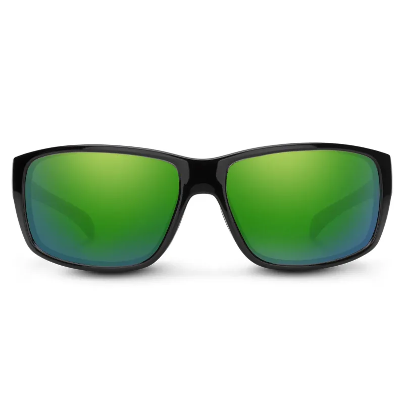 Suncloud Milestone Black/Green Mirror, alternate view 1