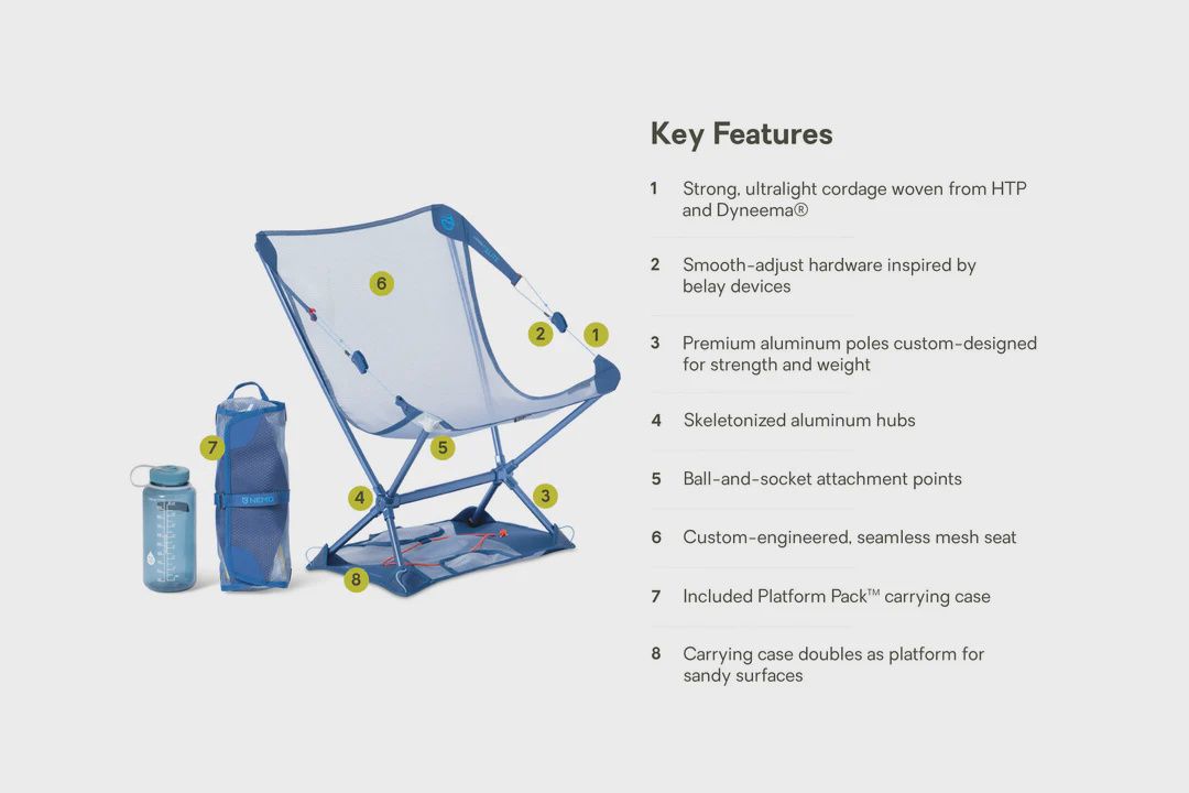Nemo Moonlite Elite Reclining Backpacking Chair
