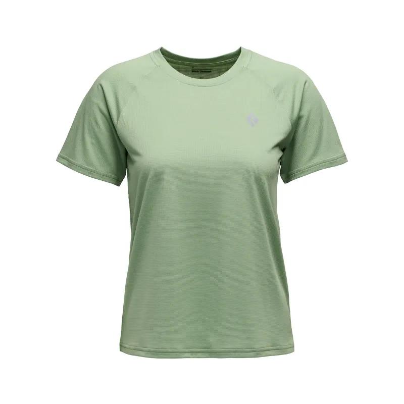 Black Diamond Women's Lightwire Short Sleeve Tee, front view