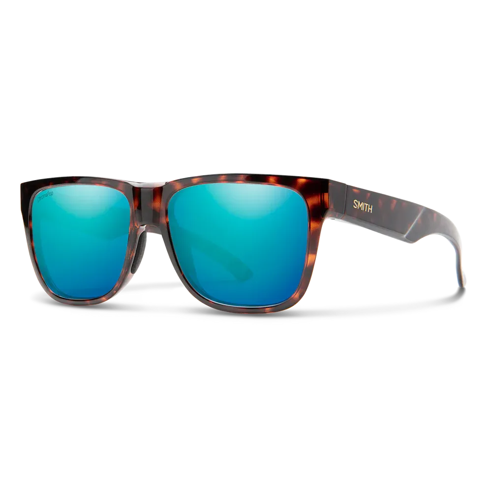 Smith Lowdown 2, Frame Color: Tort, Lens Color: CP Polarized Opal Mirror