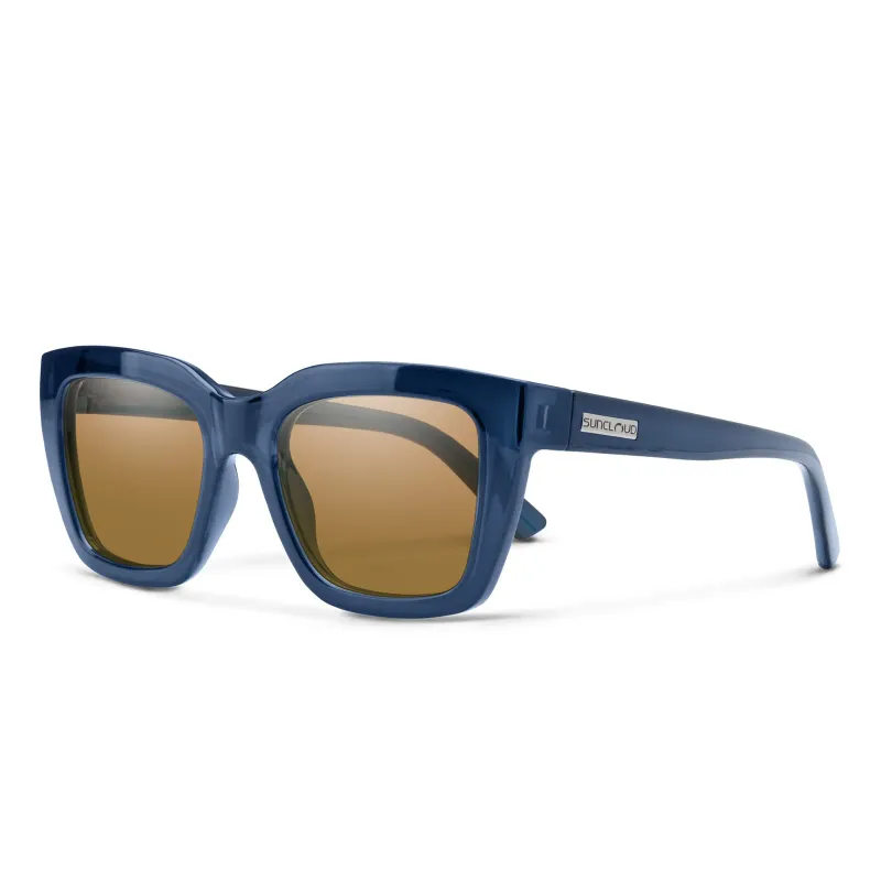 Suncloud Marion Crystal Denim Polarized Brown, front view