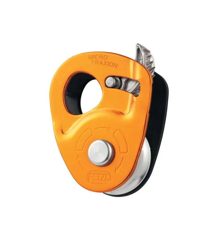Petzl Micro Traxion Pulley, front view