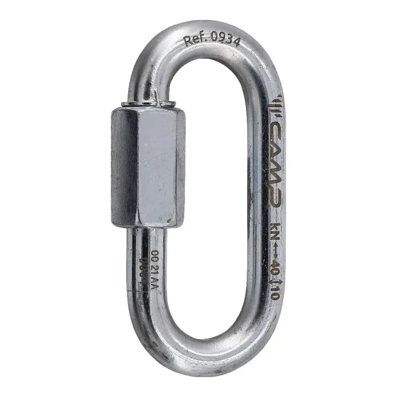 CAMP Oval Quick Link Steel 8mm, front view