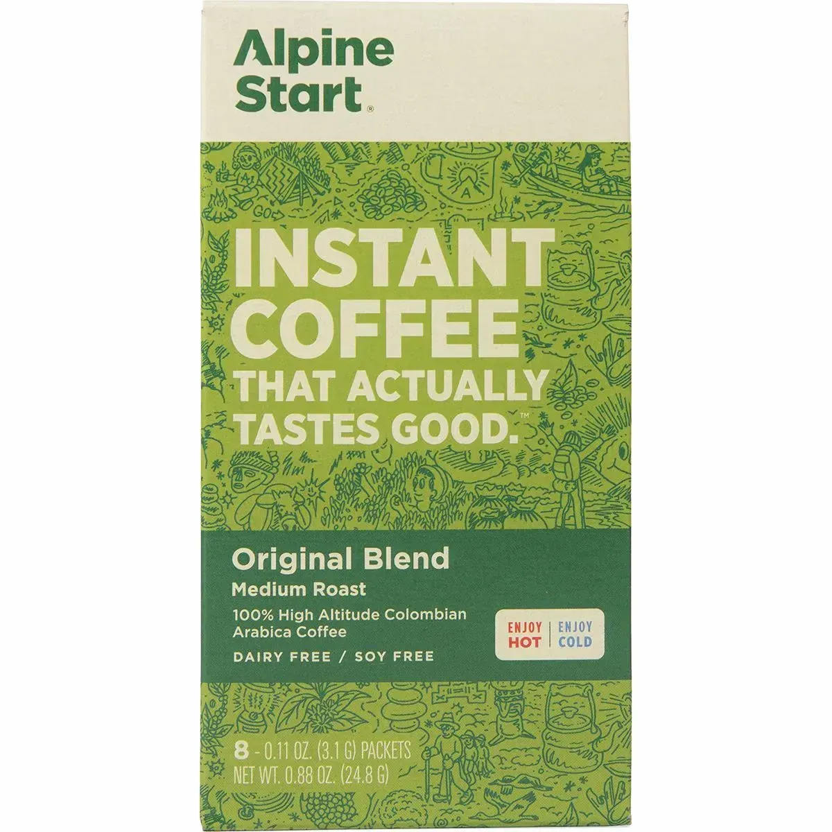 Alpine Start Original Blend 8PK, front view