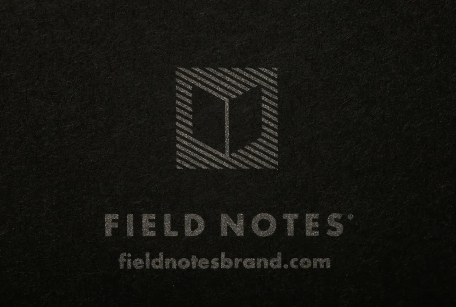 Field Notes Pitch Black Notebook Ruled
