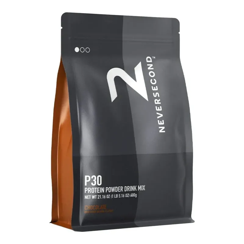 Neversecond P30 Recovery Mix 15 serv. Choc, front view