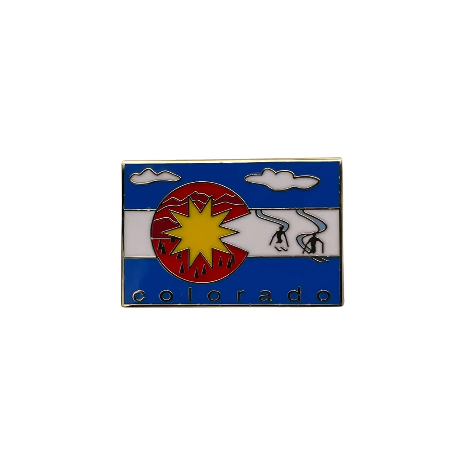 Pin - CO Flag, front view