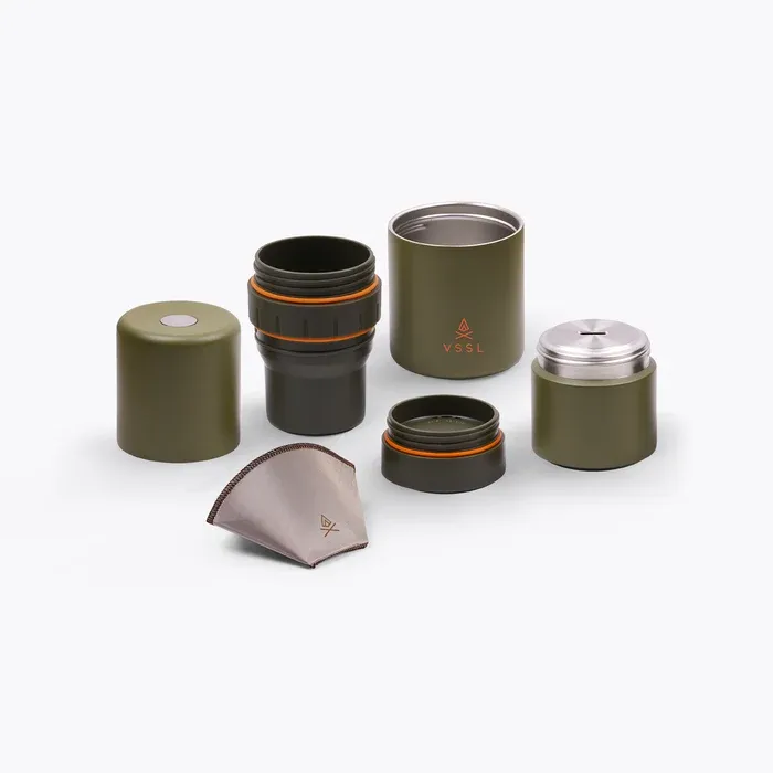 Vssl Nest Pour-Over Kit Deep Moss