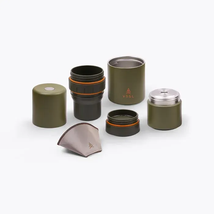 VSSL Nest Pour-Over Kit Deep Moss, alternate view 1