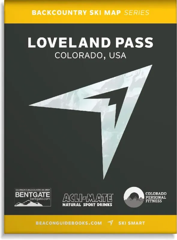 Off-Piste Topo Map Loveland, front view