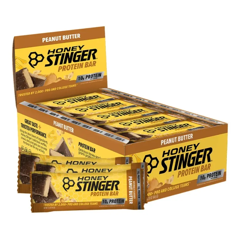 Honey Stinger Peanut Butter Protein, front view