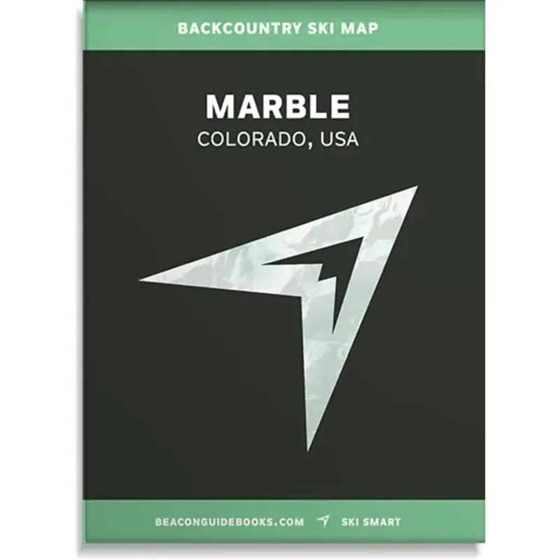 Off-Piste Marble Backcountry Ski Map, main view