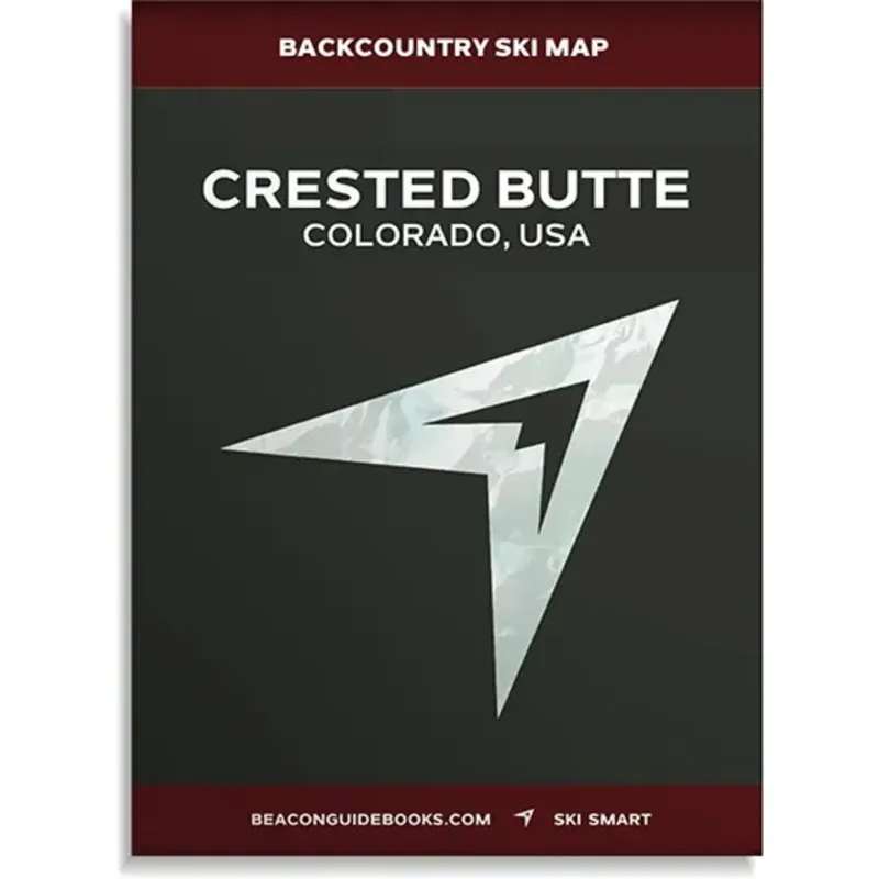 Off-Piste Crested Butte Backcountry Ski Map, main view