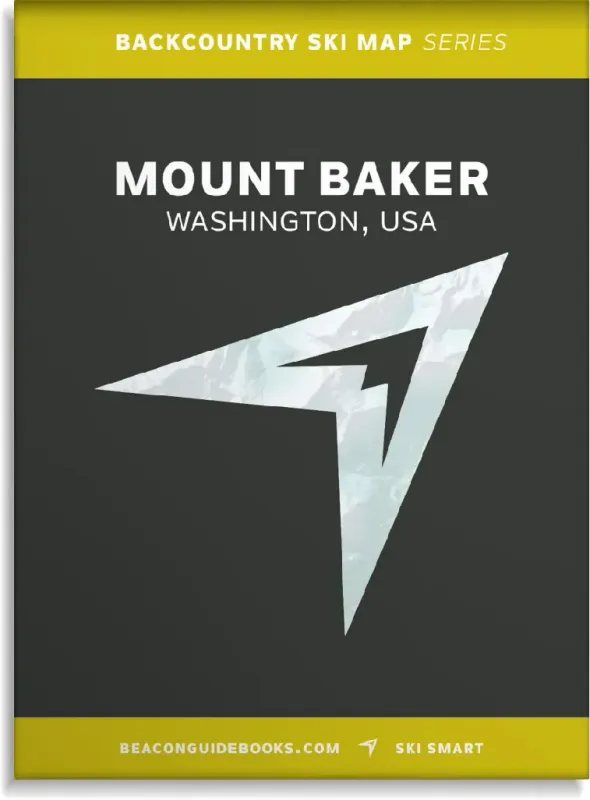 Off-Piste Topo Map Mt Baker, front view
