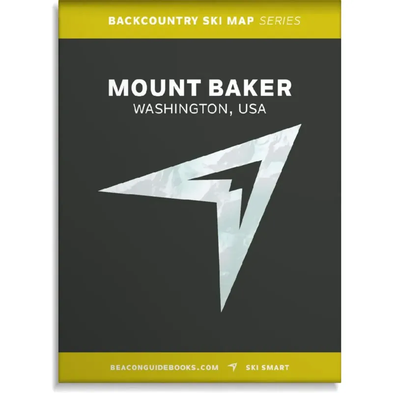 Off-Piste Mount Baker Backcountry Ski Map, main view