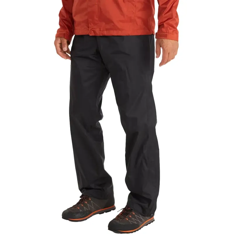 Marmot Men's Precip Eco FZ Pant Black XX Large, front view