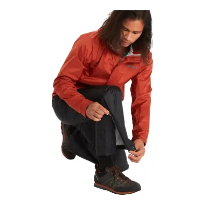 Marmot Men's PreCip Eco Full-Zip Pant Black XXL, alternate view 1