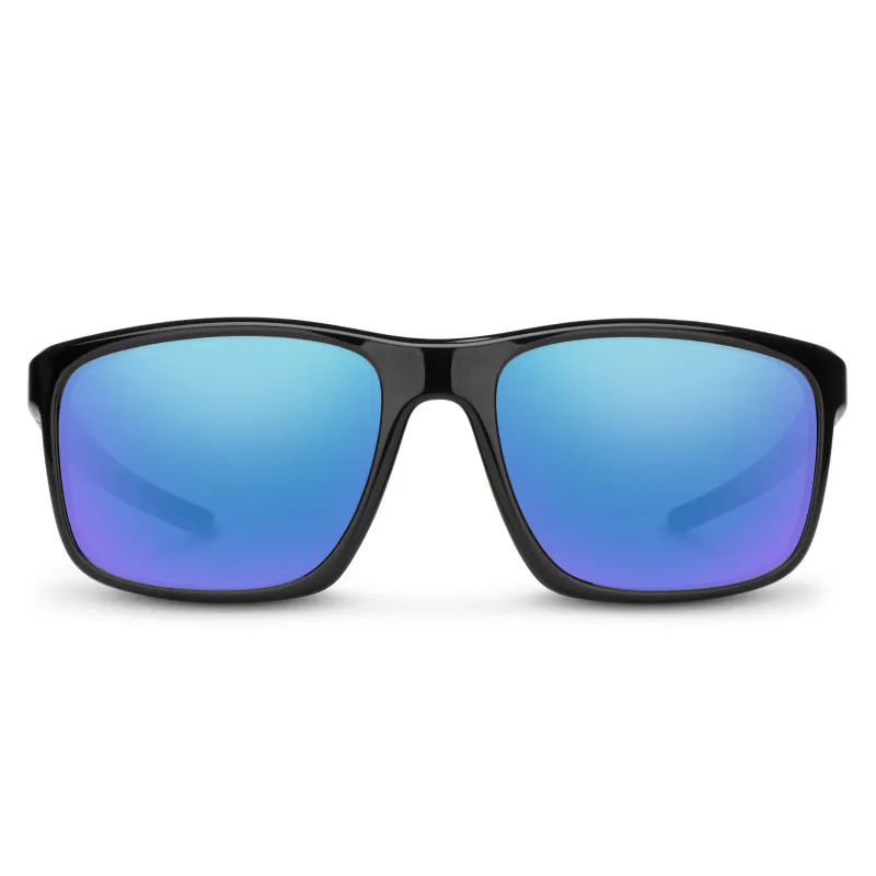 Suncloud Respek Black Polarized Blue Mirror, main view