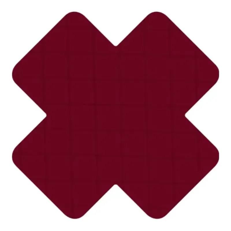 NoSo Power Grid Fleece Garnet, front view