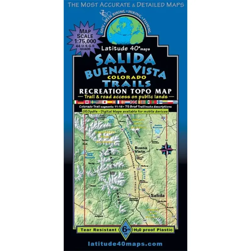 Latitude 40 Salida/Buena Vista Trails, front view