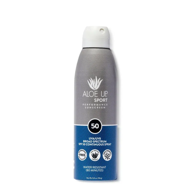 Aloe Up Sport SPF 50 Continuous Spray, front view