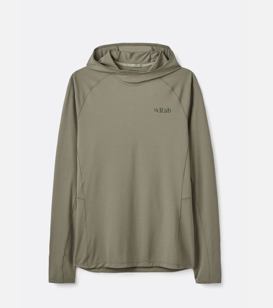 Rab Men's Sonic Hoody, Color: Light Khaki, Size: Large