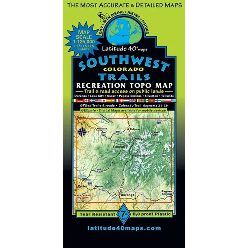 Latitude 40 Southwest CO Trails, front view