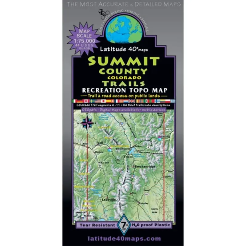 Latitude 40 Summit County Trails, front view