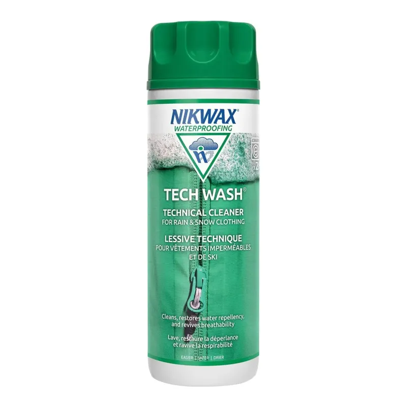Nikwax Techwash 10oz, front view
