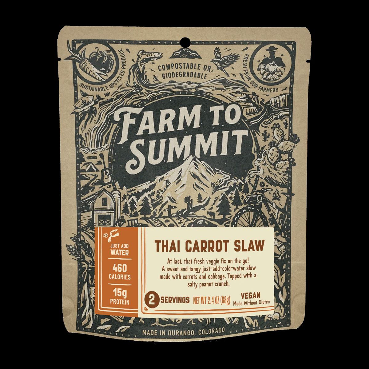 Farm to Summit Thai Carot Slaw (Cold Soak)