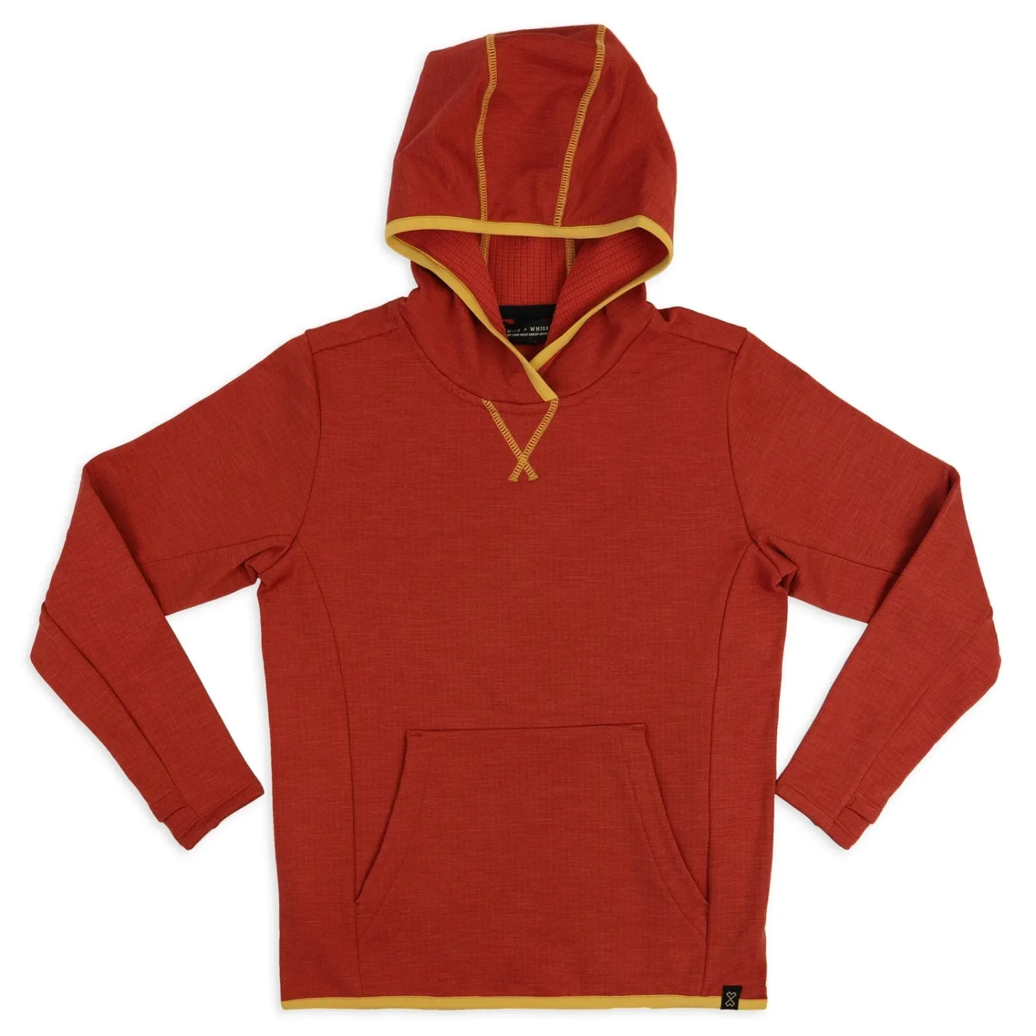 Milk X Whiskey Tumbler Grid Fleece Ember XS in Ember, front view