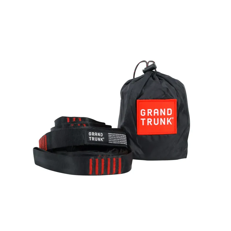 Grand Trunk Trunk Straps in Black, front view