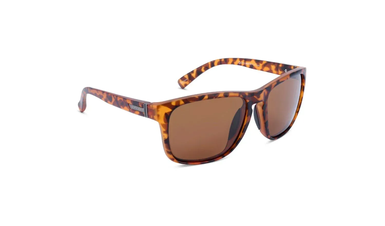 ONE by Optic Nerve Ziggy Matte Black Tortoise/Polarized Brown, front view