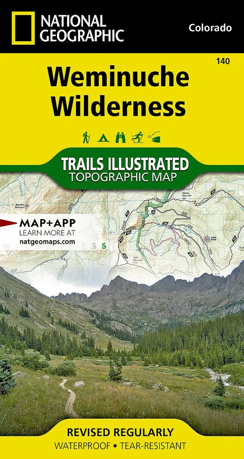 National Geographic Weminuche Wilderness