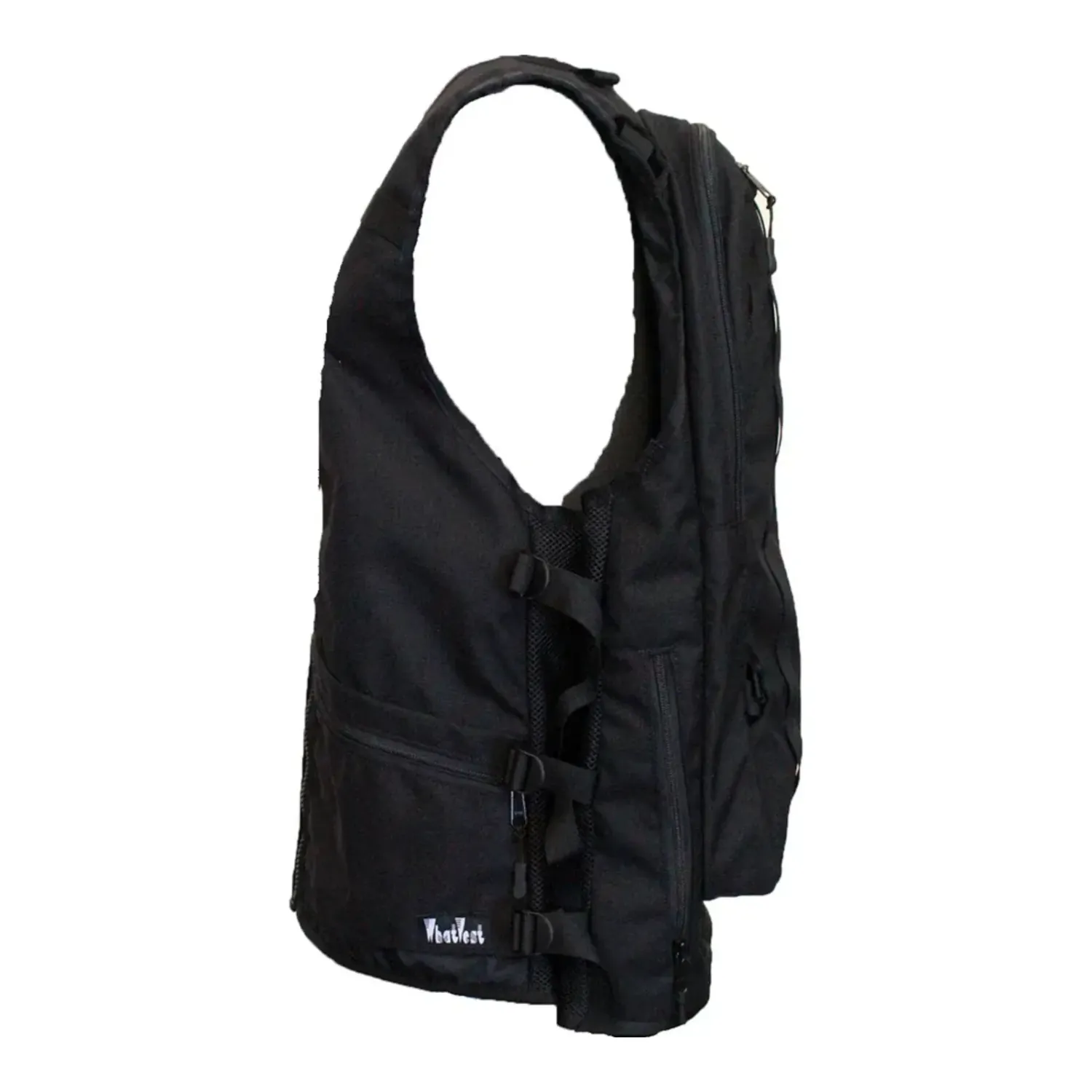 WhatVest Full Send Black Vest