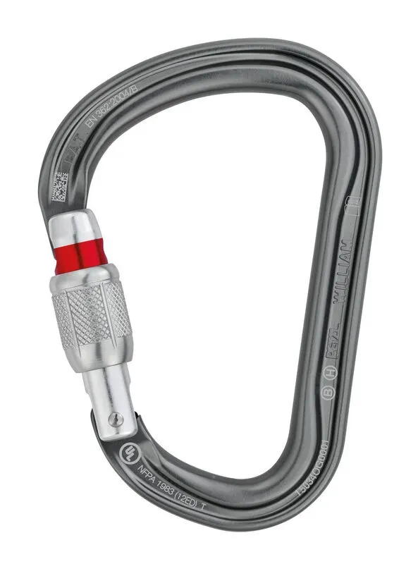 Petzl William Screw-lock, front view