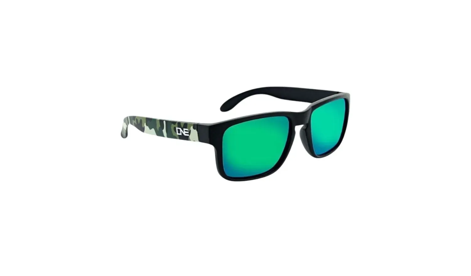 ONE by Optic Nerve Wee Peet Matte Camo/Polarized Smoke Lens Green Mirror