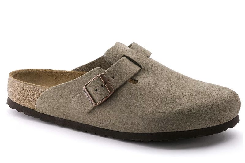 Birkenstock Boston Soft Footbed Suede Leather