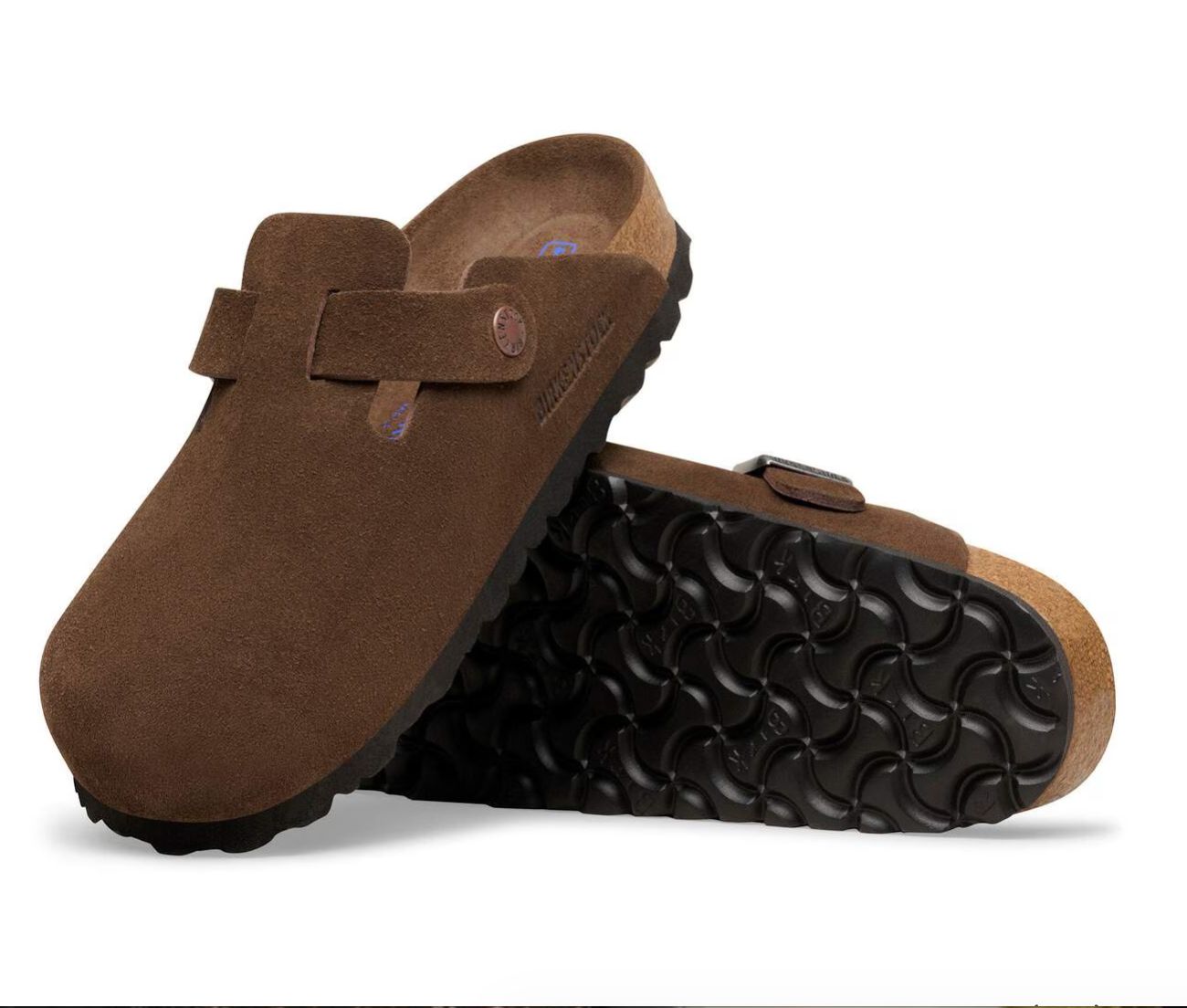 Birkenstock Boston Soft Footbed Suede Leather