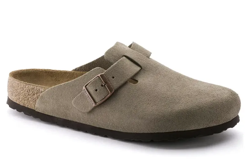 Birkenstock Boston Soft Footbed Suede Leather