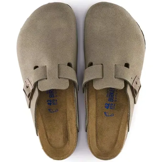Birkenstock Boston Soft Footbed Suede Leather, alternate view 3