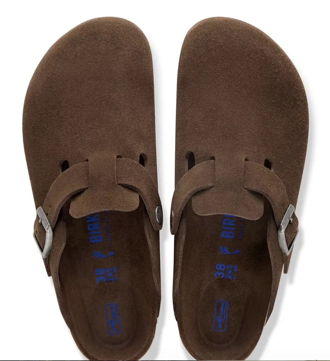 Birkenstock Boston Soft Footbed Suede Leather, alternate view 7