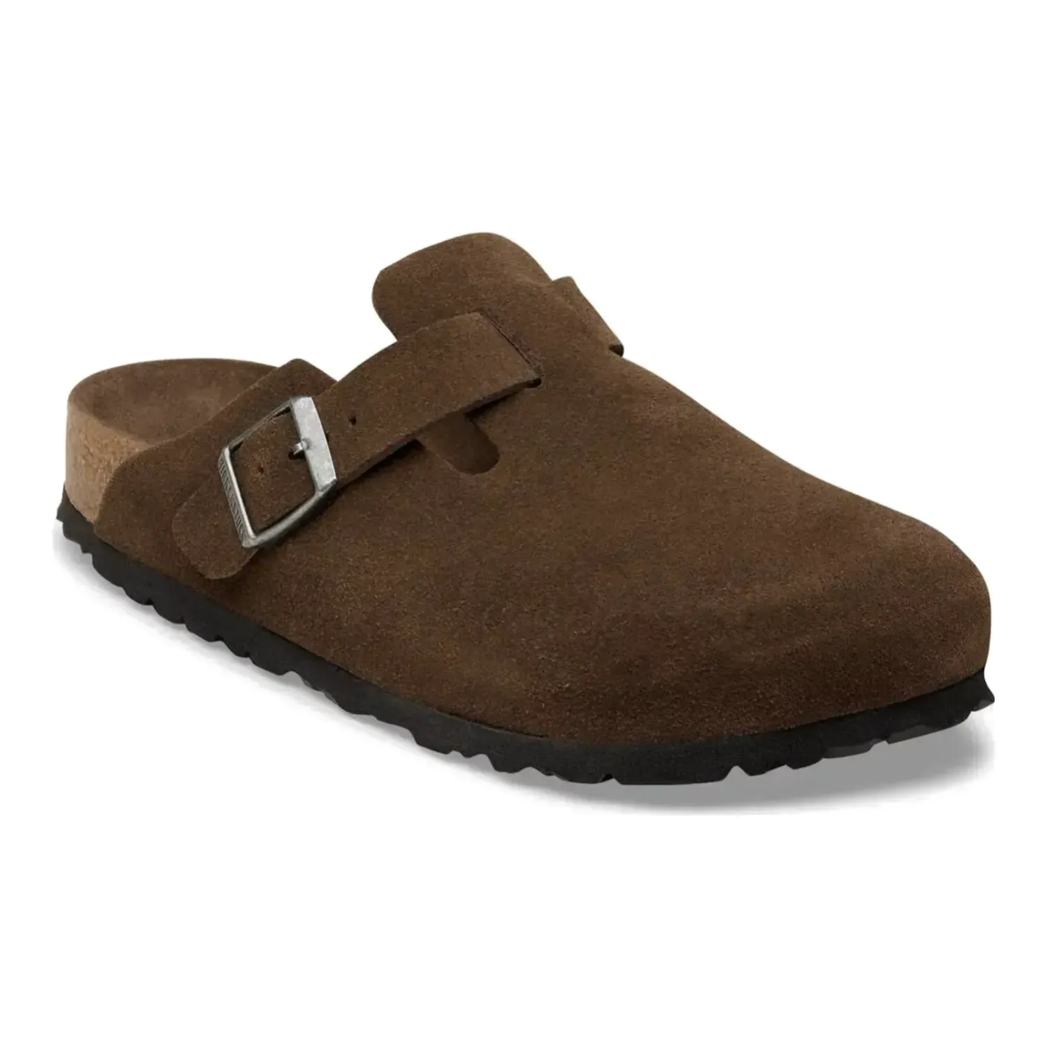 Birkenstock Boston Soft Footbed Suede Leather in Carafe Tonal, main view