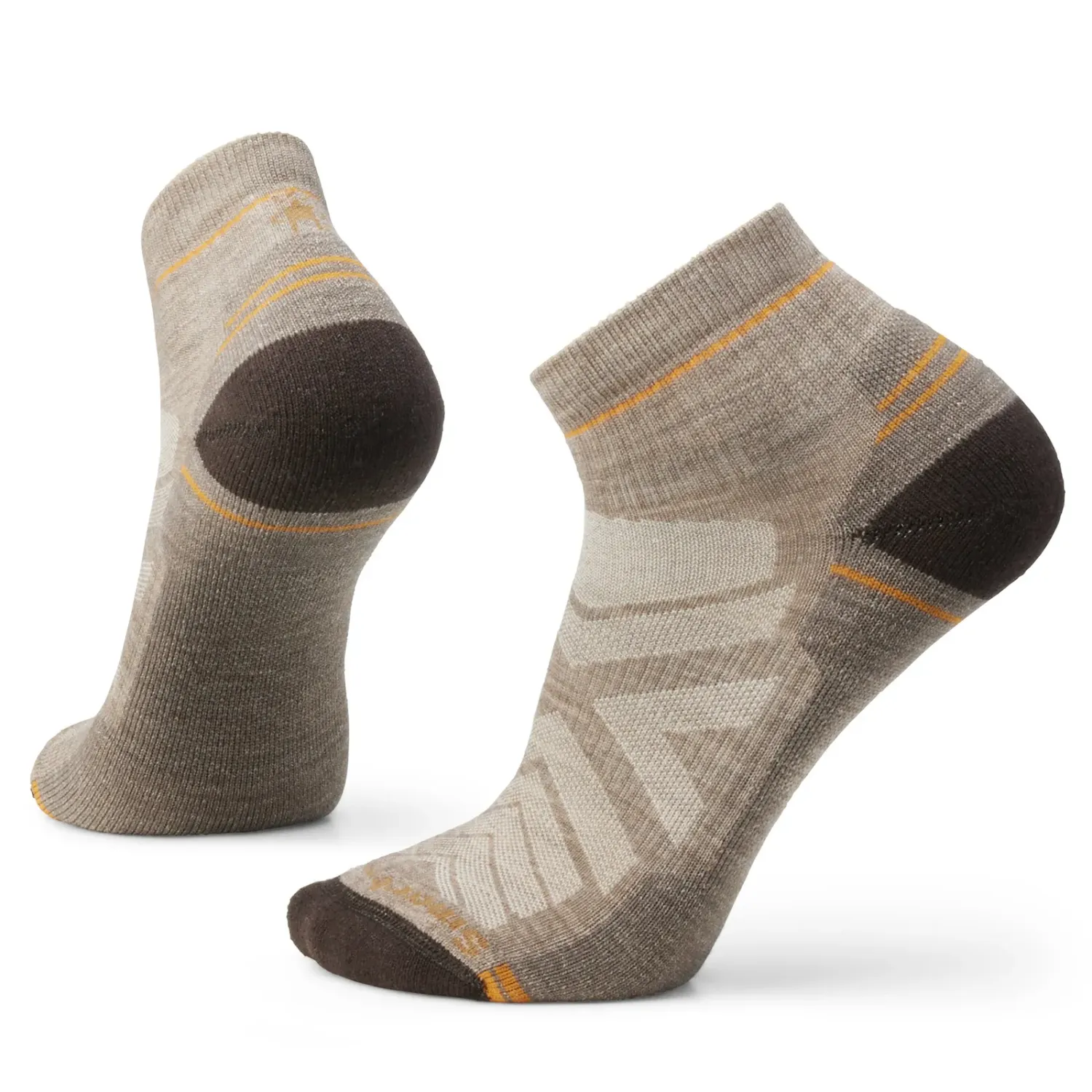 Smartwool Hike Light Cushion Ankle Chestnut Fossil Men's L, front view