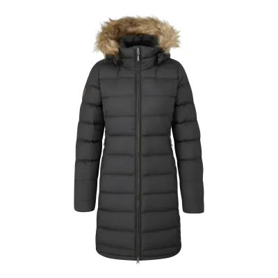 Rab Women's Deep Cover Parka in Black, main view
