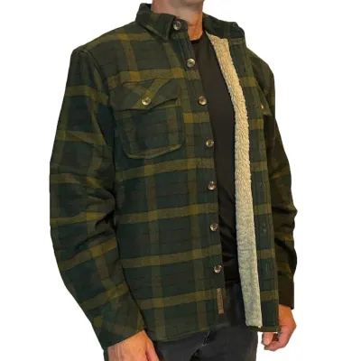 Flyshacker Camp Trail Sherpa Shirt, front view