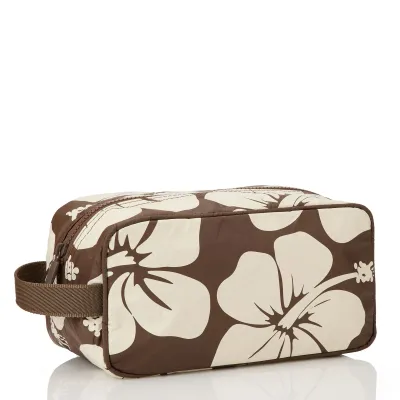 Aloha Hana Hou Dopp Kit Sandstone/Coconut, front view