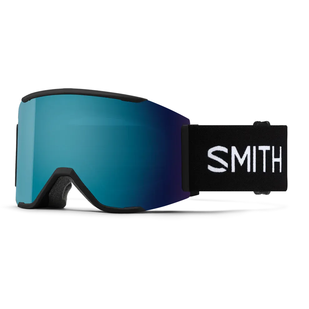Smith Squad Mag, Frame Color: Black, Lens Color: Chromapop Sun Blue Mirror