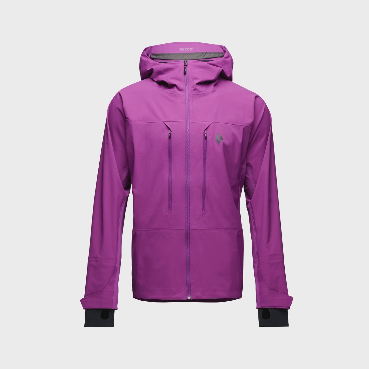 Black Diamond Men's Dawn Patrol Hybrid Shell, Color: Piton Purple, Size: S